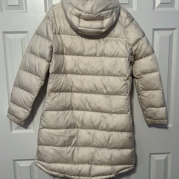 THE NORTH FACE Women's Metro III Parka Down Winter Long Hooded Puffer Jacket - Picture 5 of 7